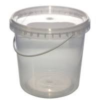 Ведро 1, л прозрач Курган (1/120 = 480)