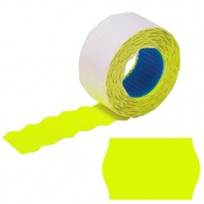 Этикет-лента 26х12 МЕТО большая волна желтая (1/10=200=700 этикеток)